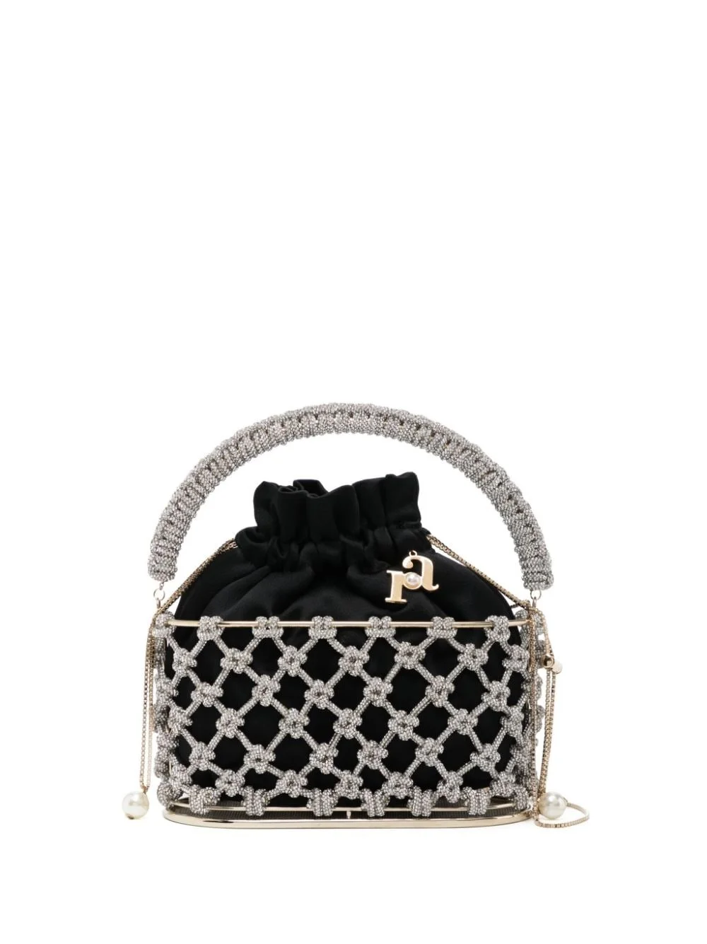 Holli Nodi crystal-embellished bucket bag - 1