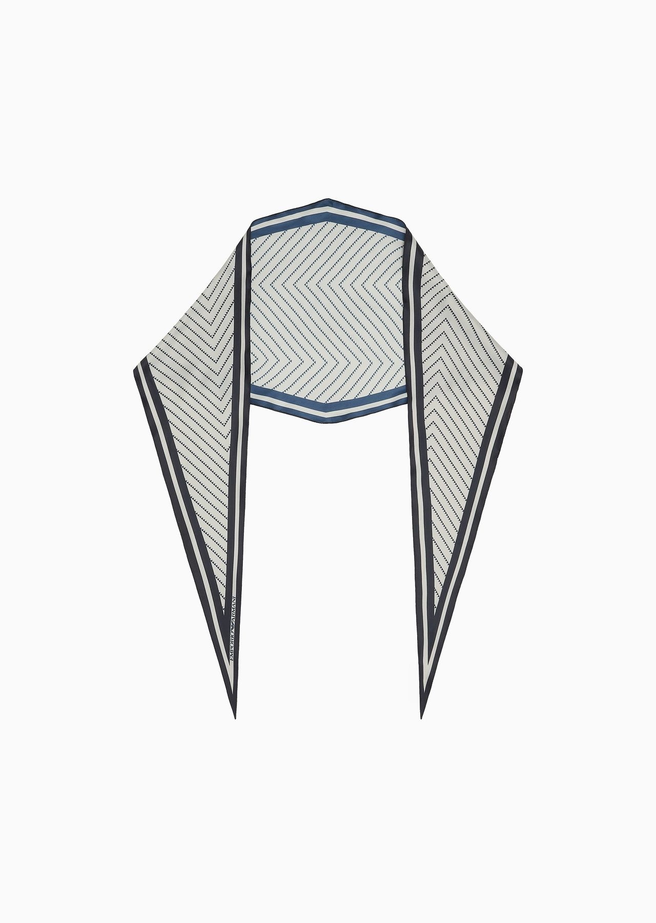 Foulard with all-over print - 1