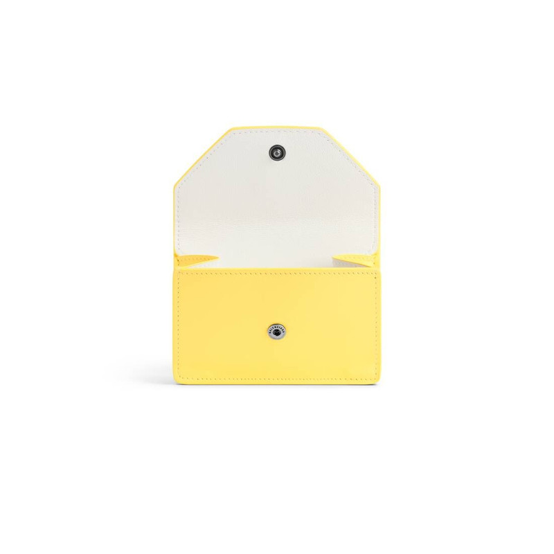 Women's Envelope Mini Wallet  in Yellow 2