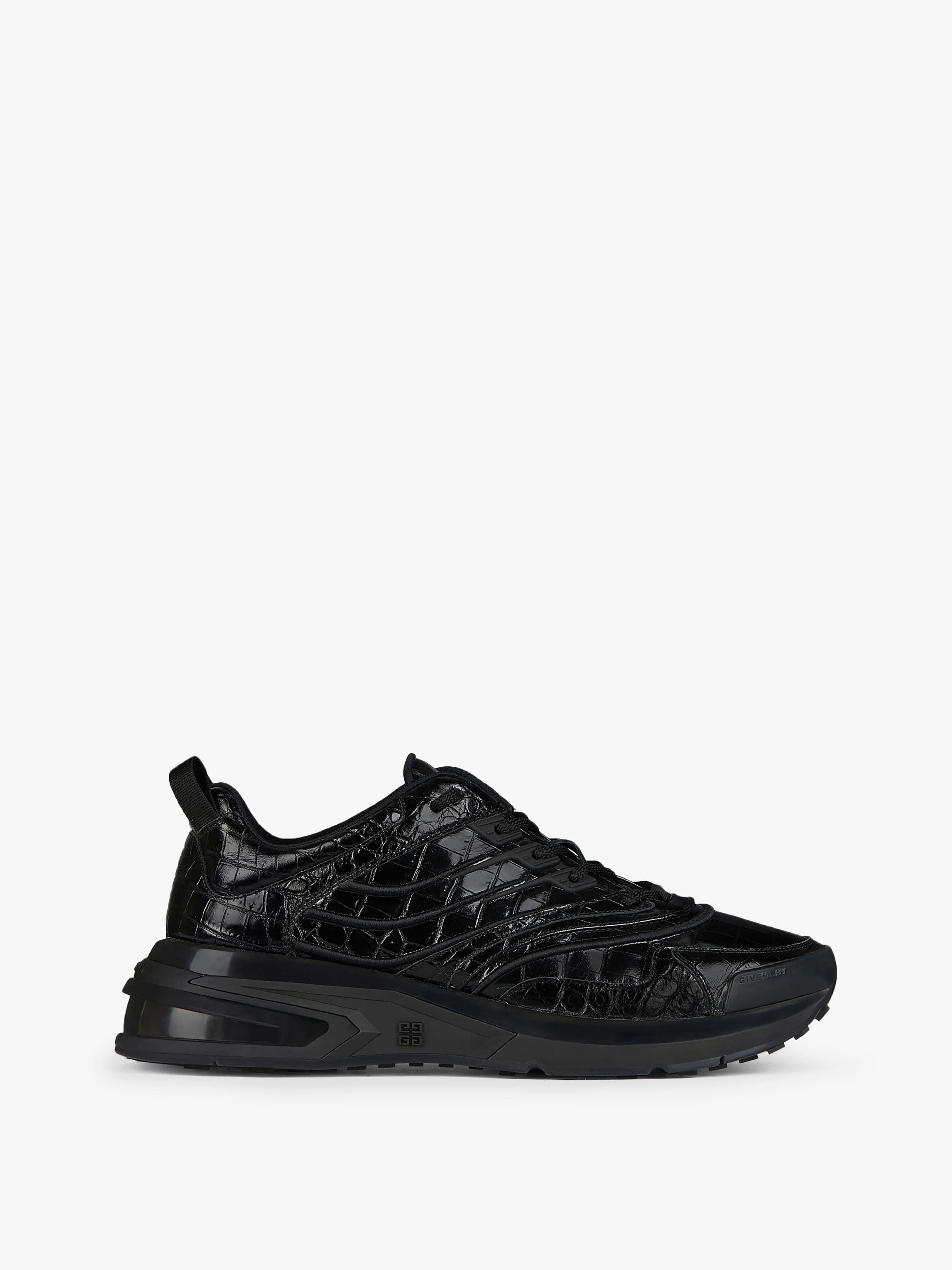 GIV 1 SNEAKERS IN CROCODILE EFFECT LEATHER - 1