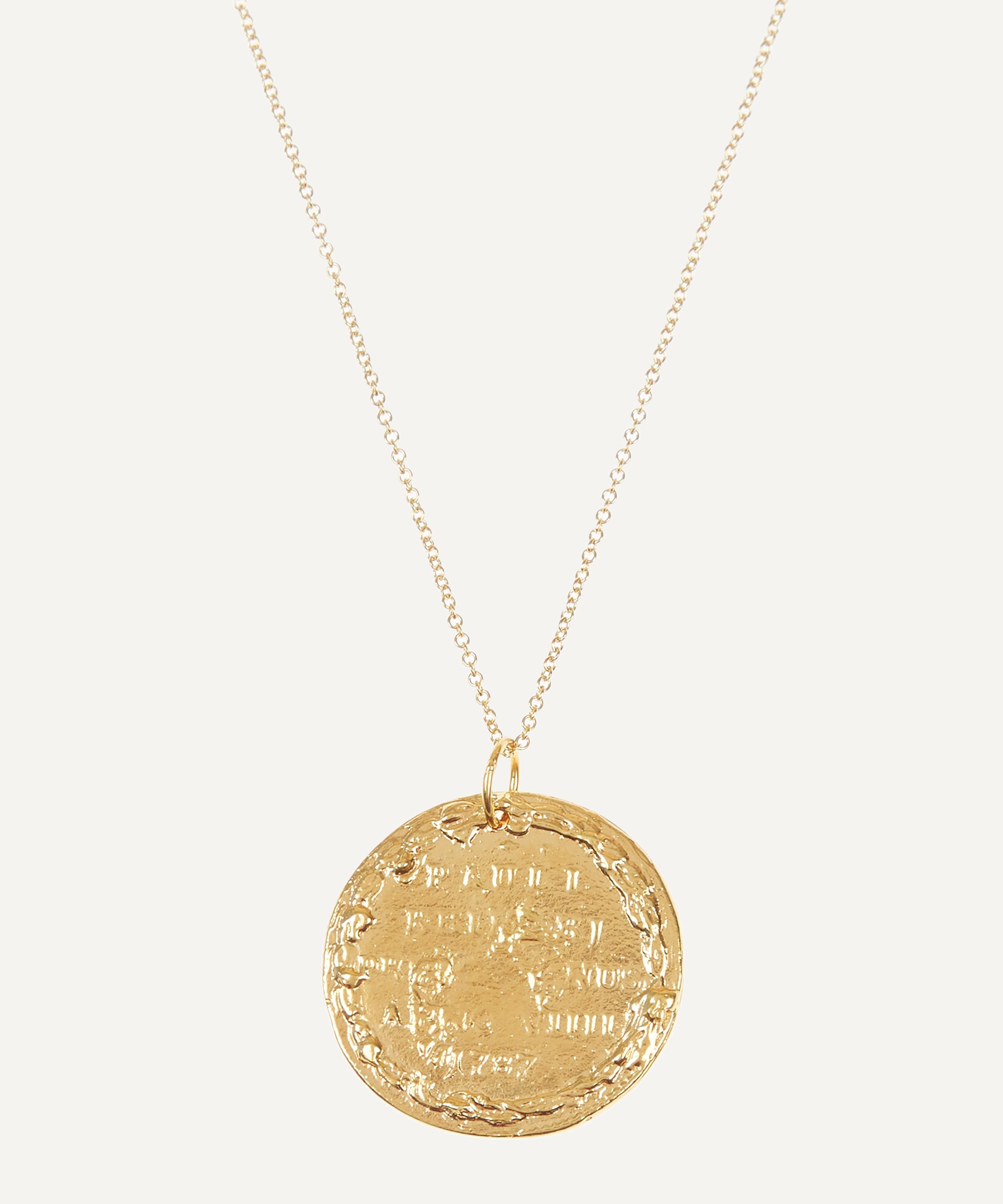 Gold-Plated Il Leone Medallion Necklace - 3
