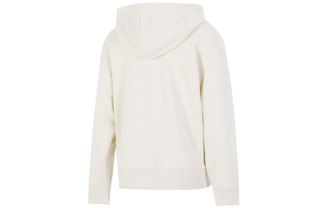 (WMNS) PUMA Classics Logo Hoodie 'Beige Pink Blue' 531385-88 - 2