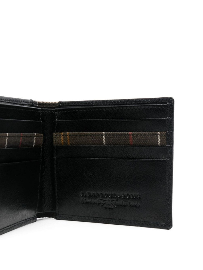 leather tartan wallet and cardholder set 3