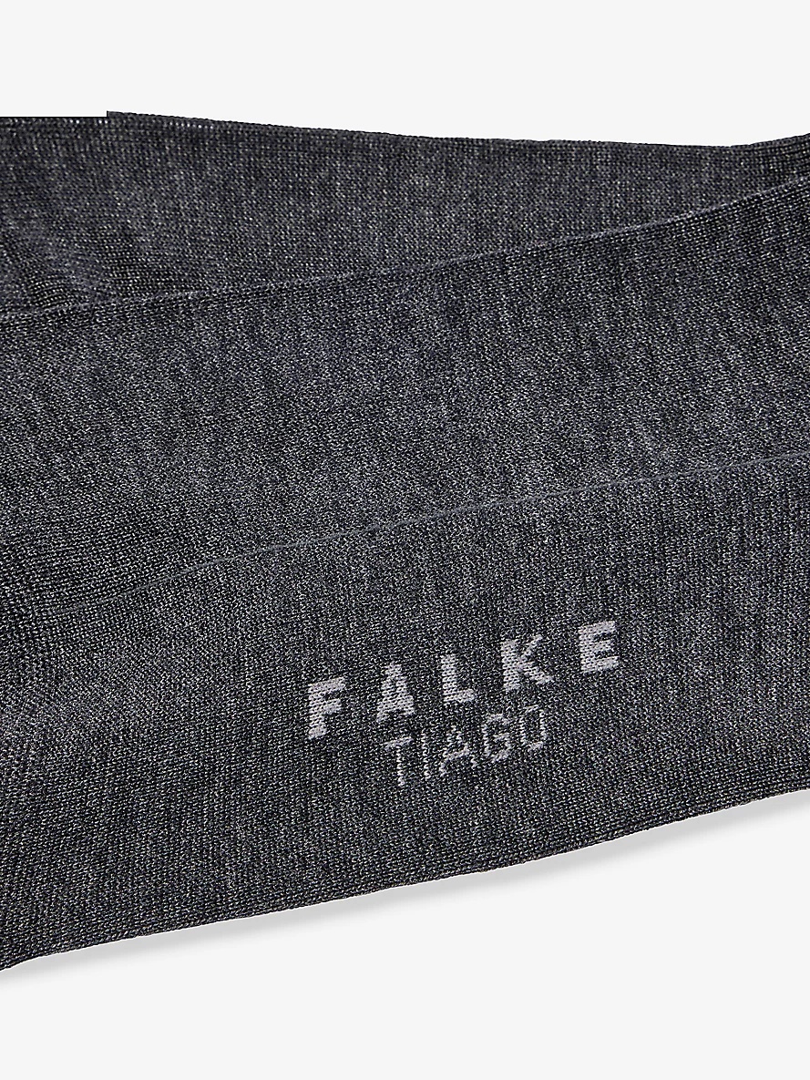 Tiago branded-sole stretch-organic-cotton blend socks - 2