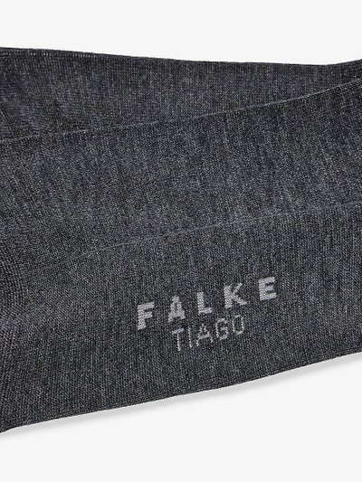 FALKE Tiago branded-sole stretch-organic-cotton blend socks outlook