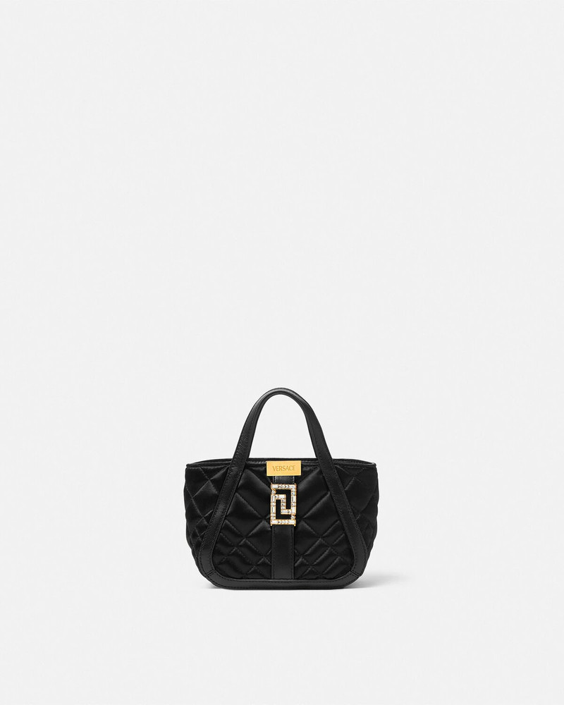 Crystal Greca Goddess Satin Mini Bag 1