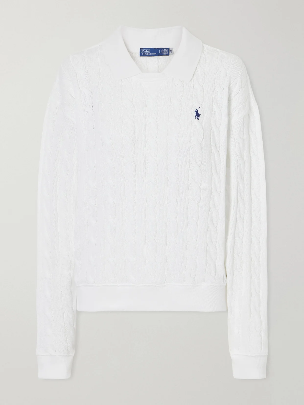 Cotton Cable-knit Sweater - 1