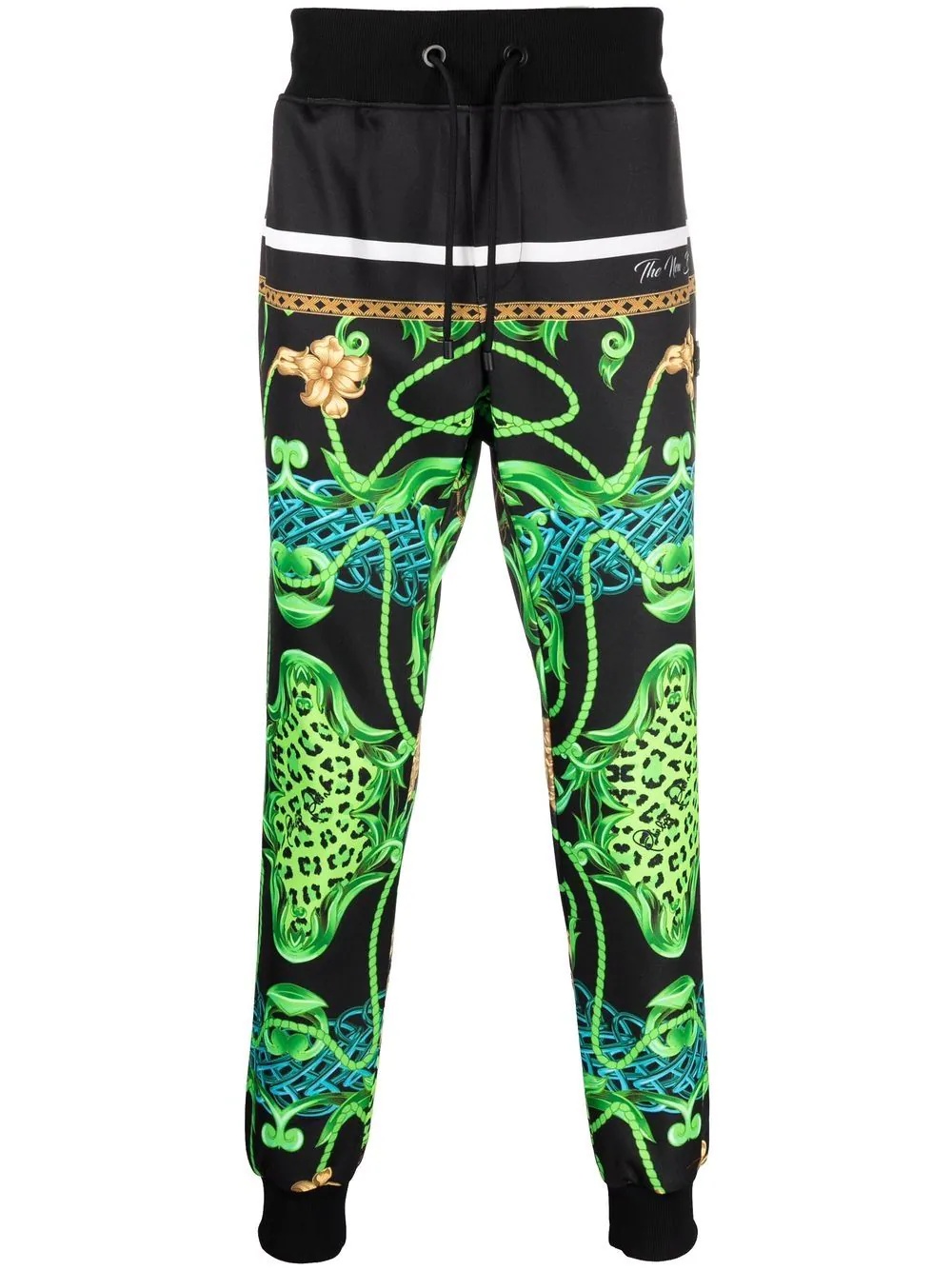 new-baroque print track pants - 1