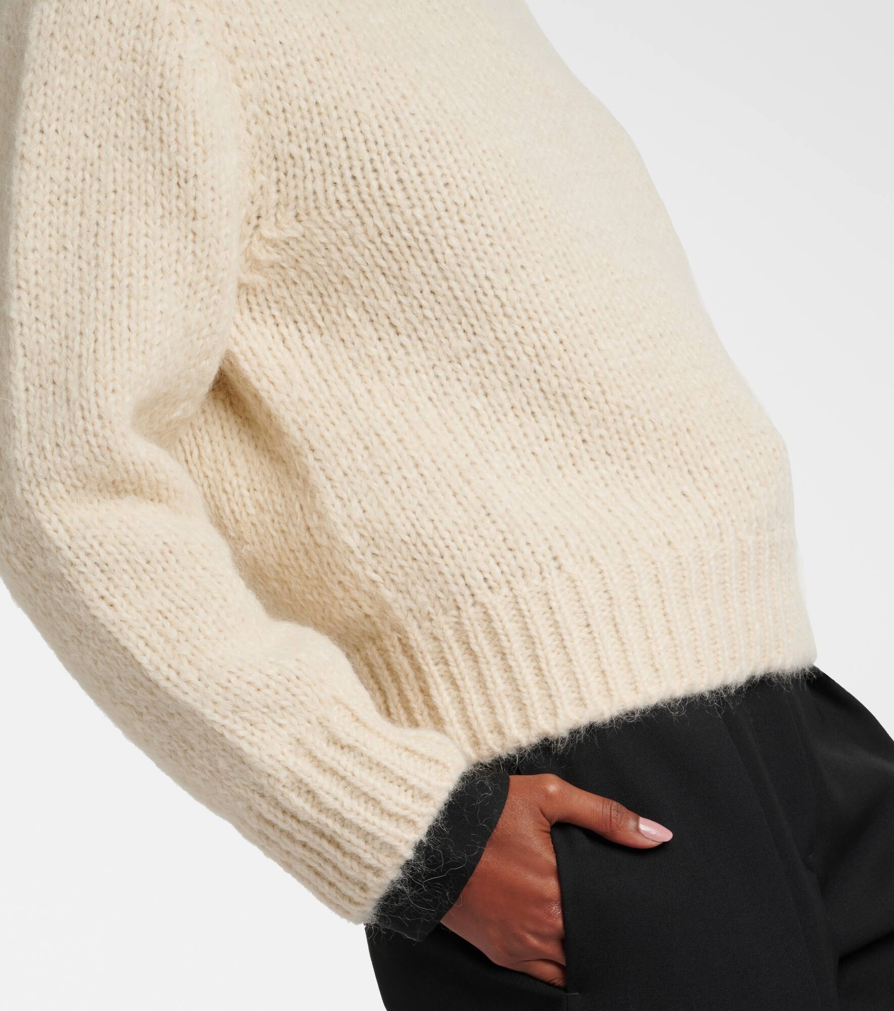 Mohair and wool-blend sweater - 5