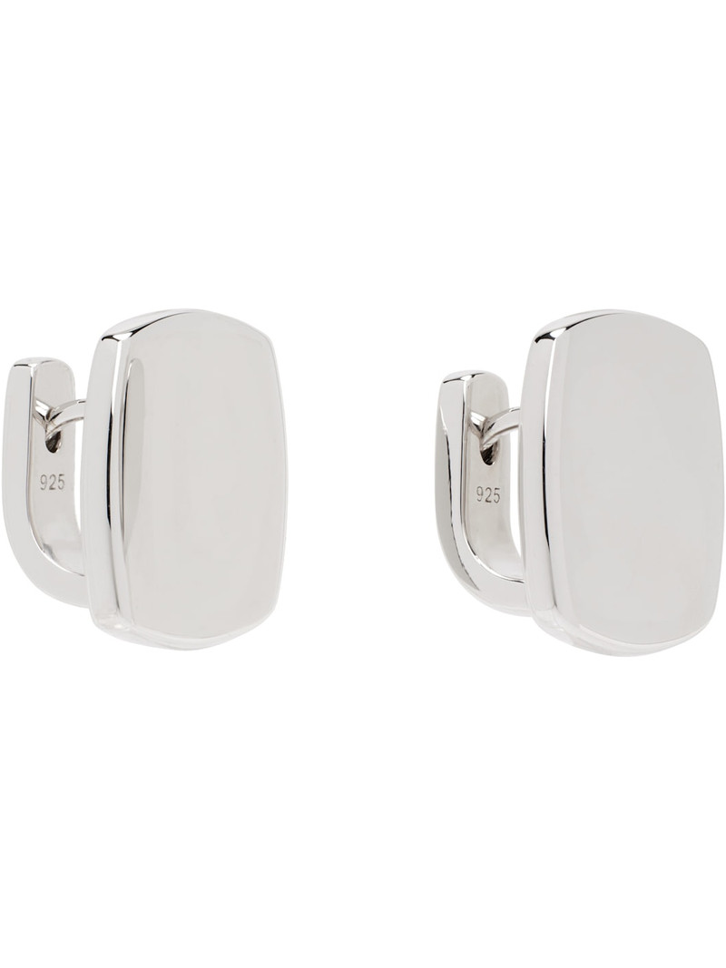 TOM WOOD Silver Umi Studs Small Earrings outlook