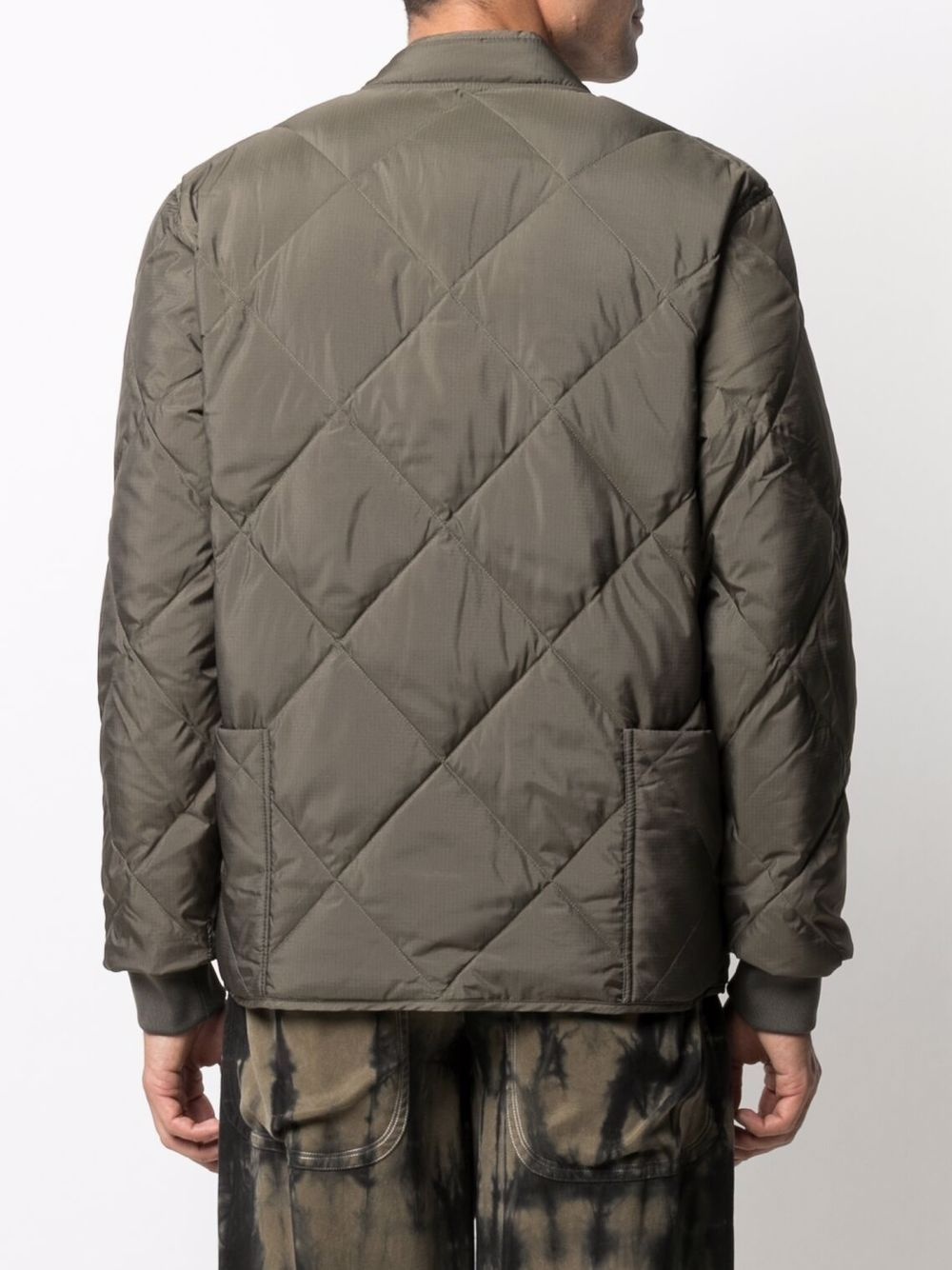 quilted down bomber jacket - 3