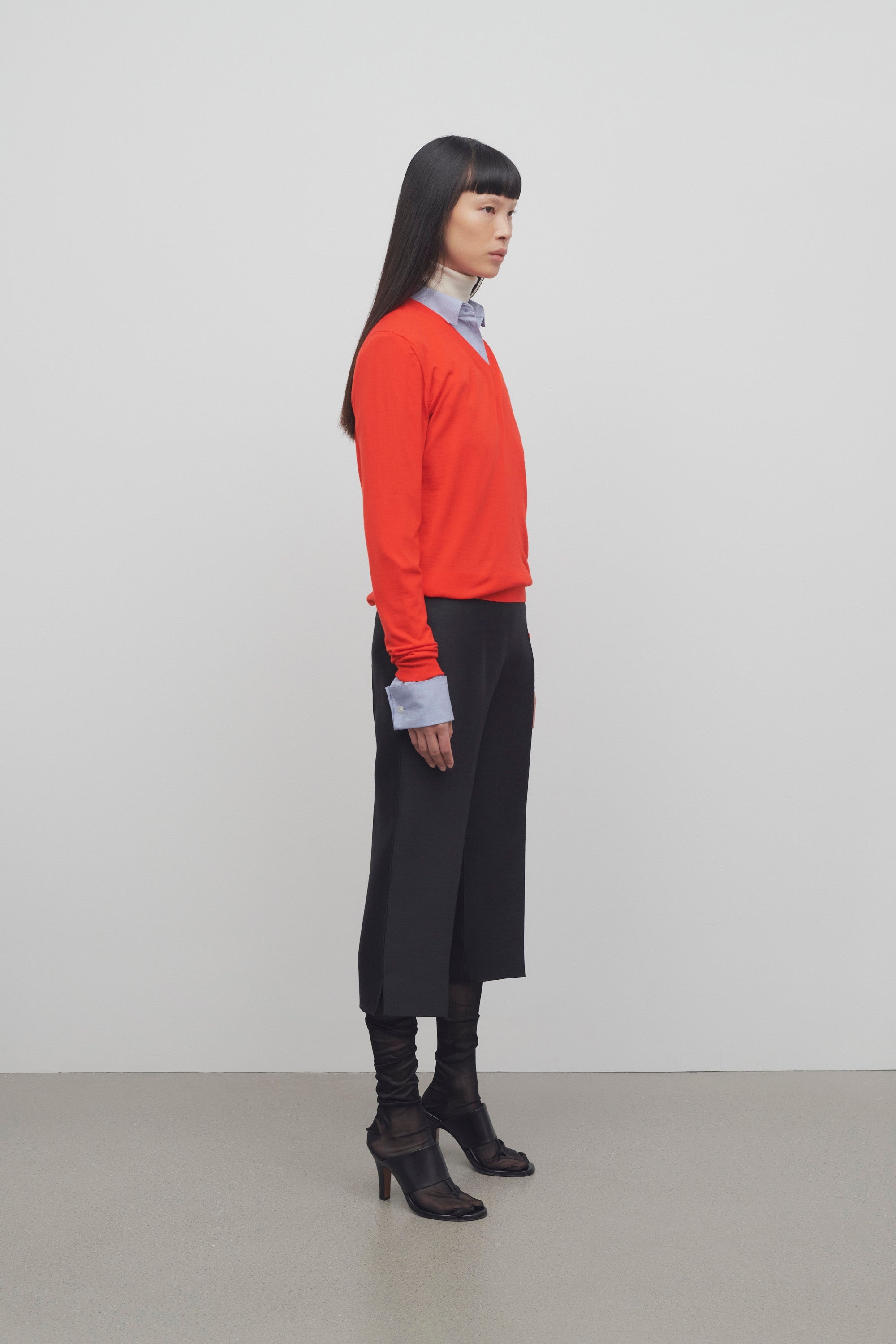 Adelie Pant in Wool and Silk - 4