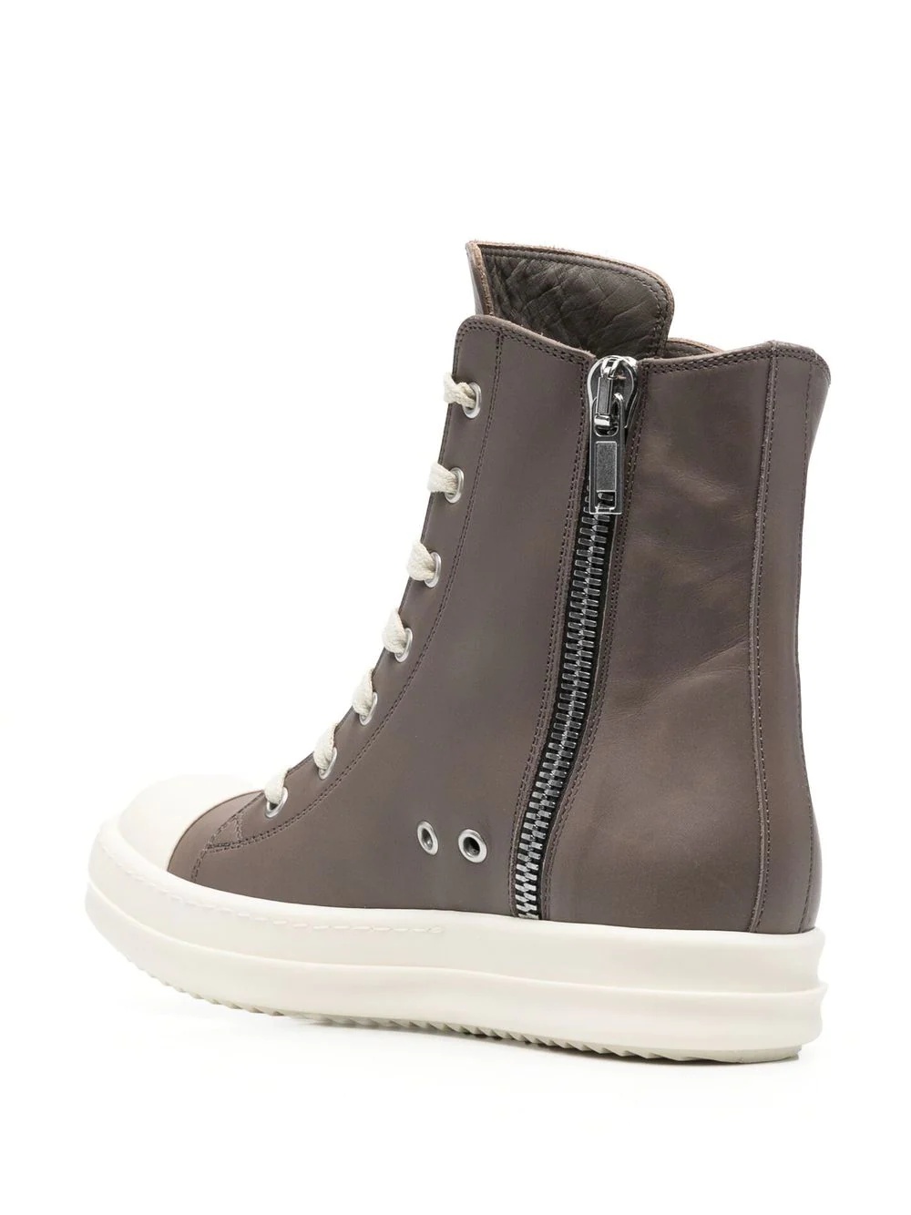 zip-up high-top sneakers - 3