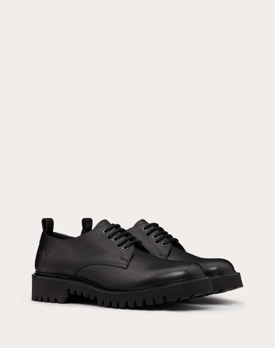 Valentino VLogo Signature Calfskin Derby outlook