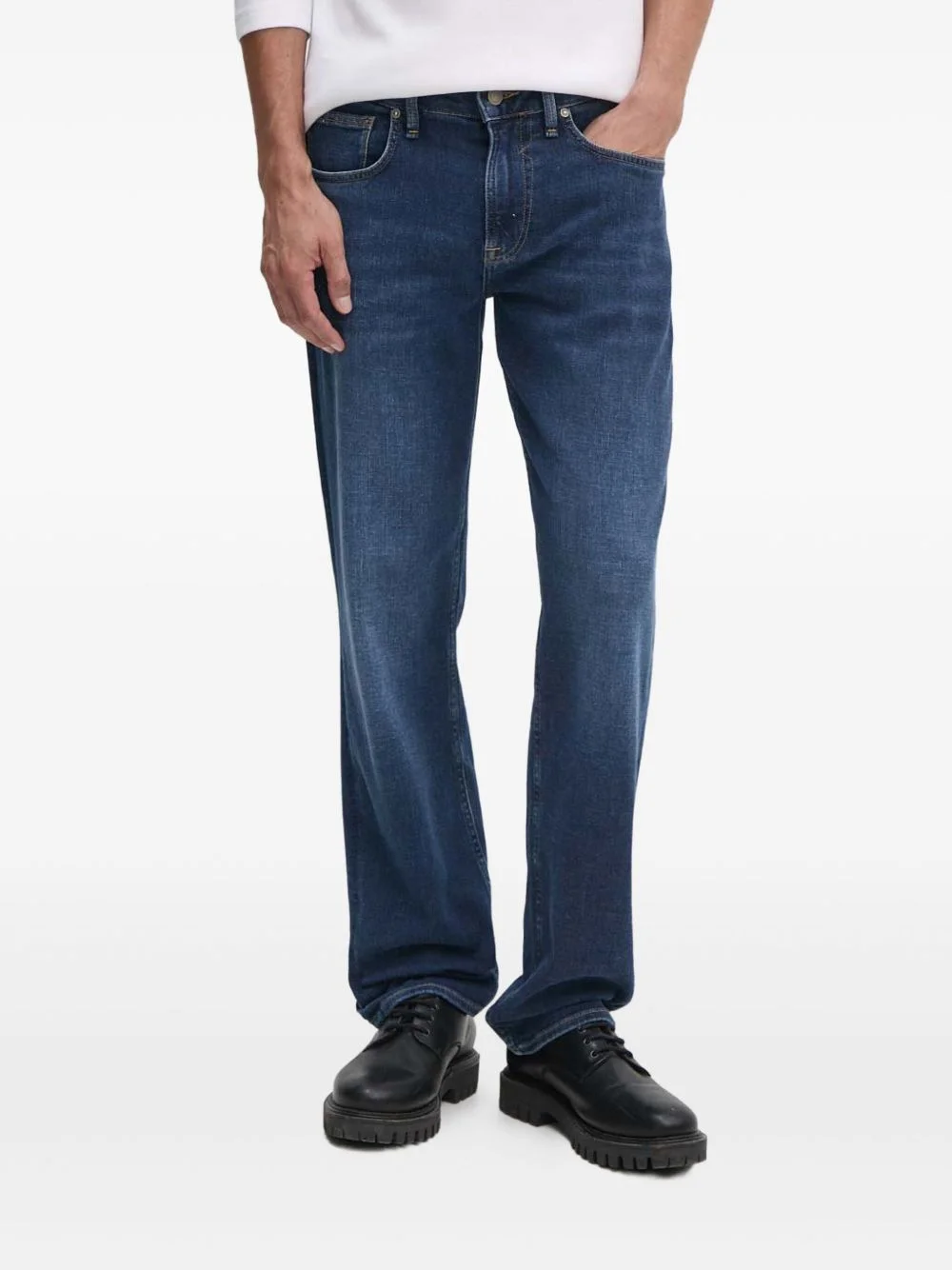 logo-patch jeans - 1