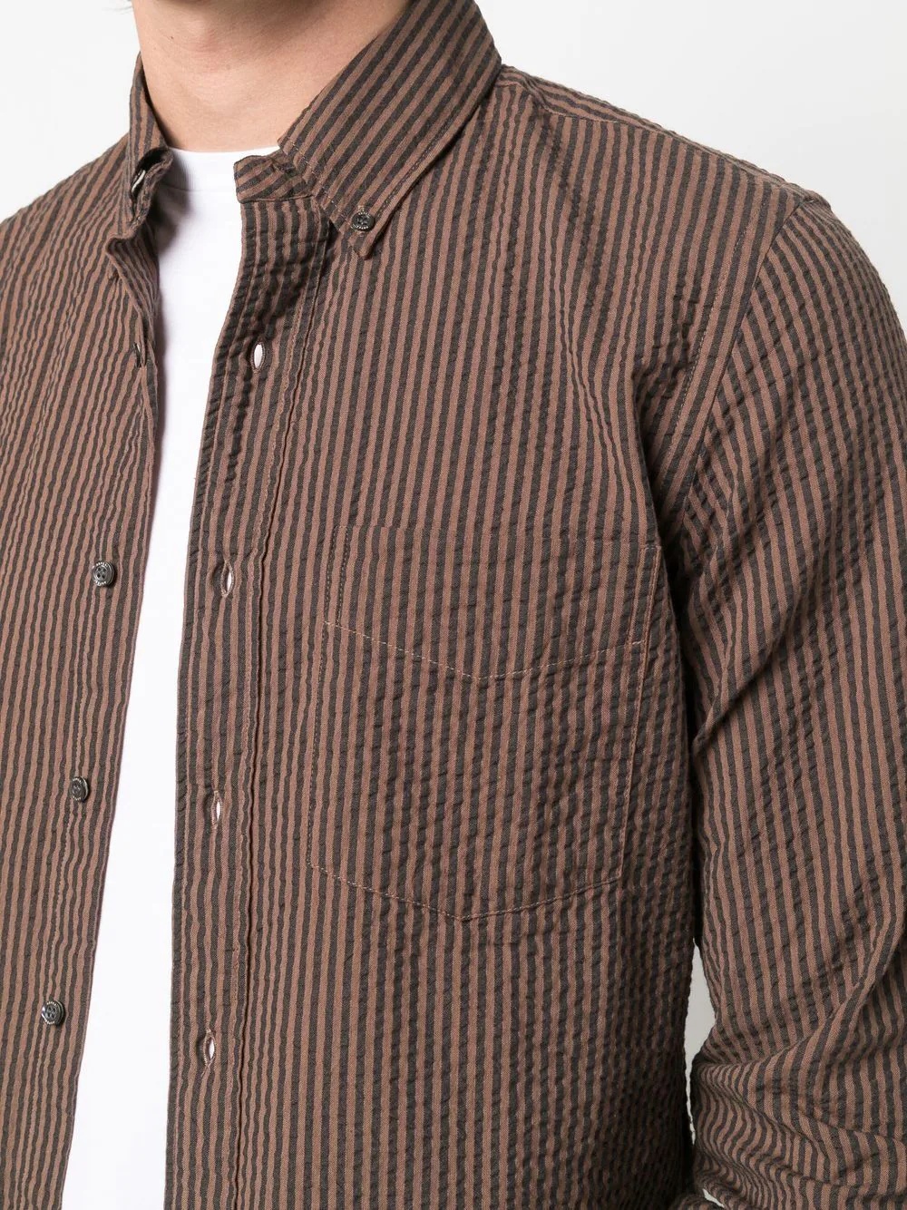 striped long-sleeve shirt - 5