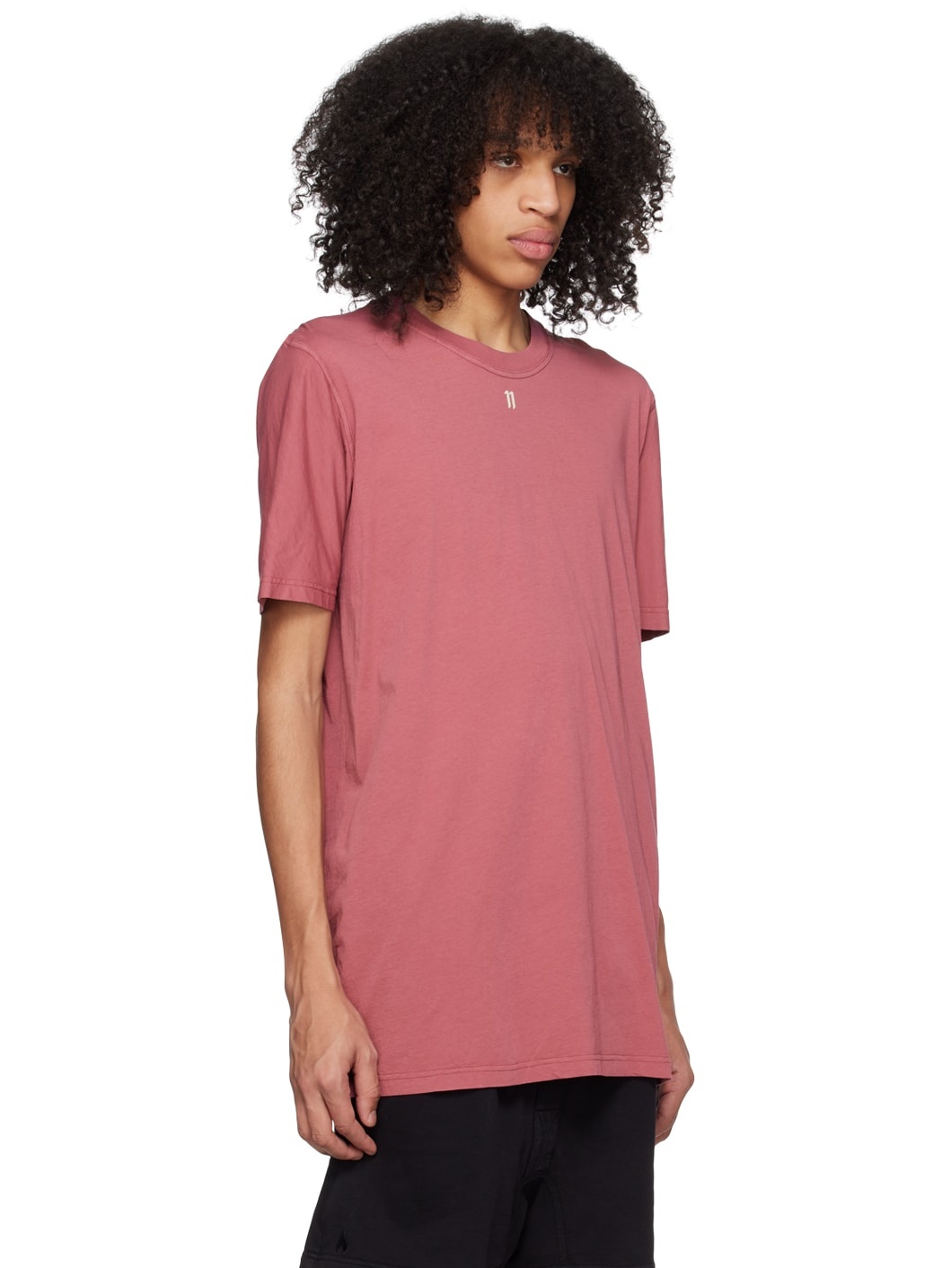 Pink Garment-Dyed T-Shirt - 2