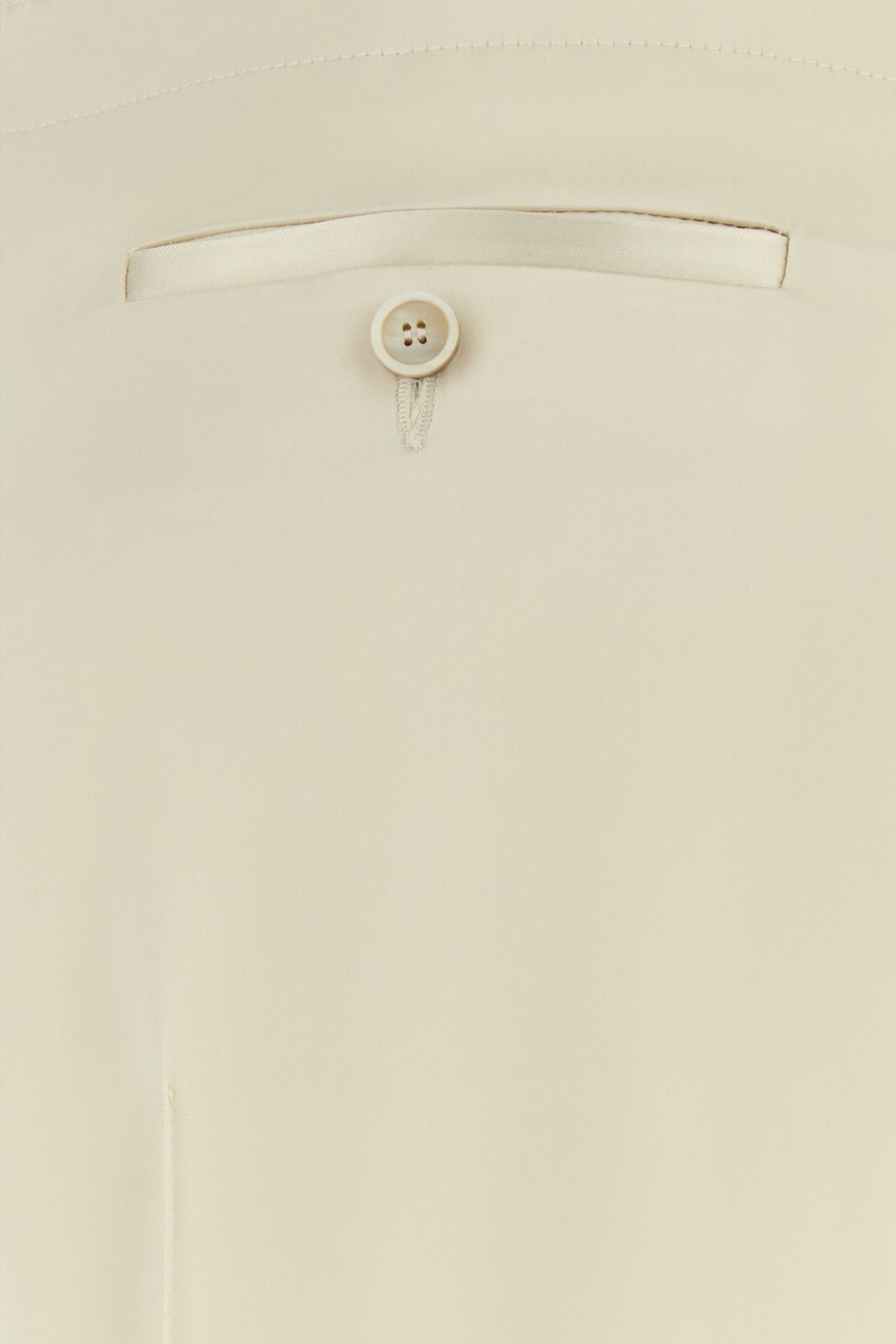 Cream satin wide-leg pant - 5