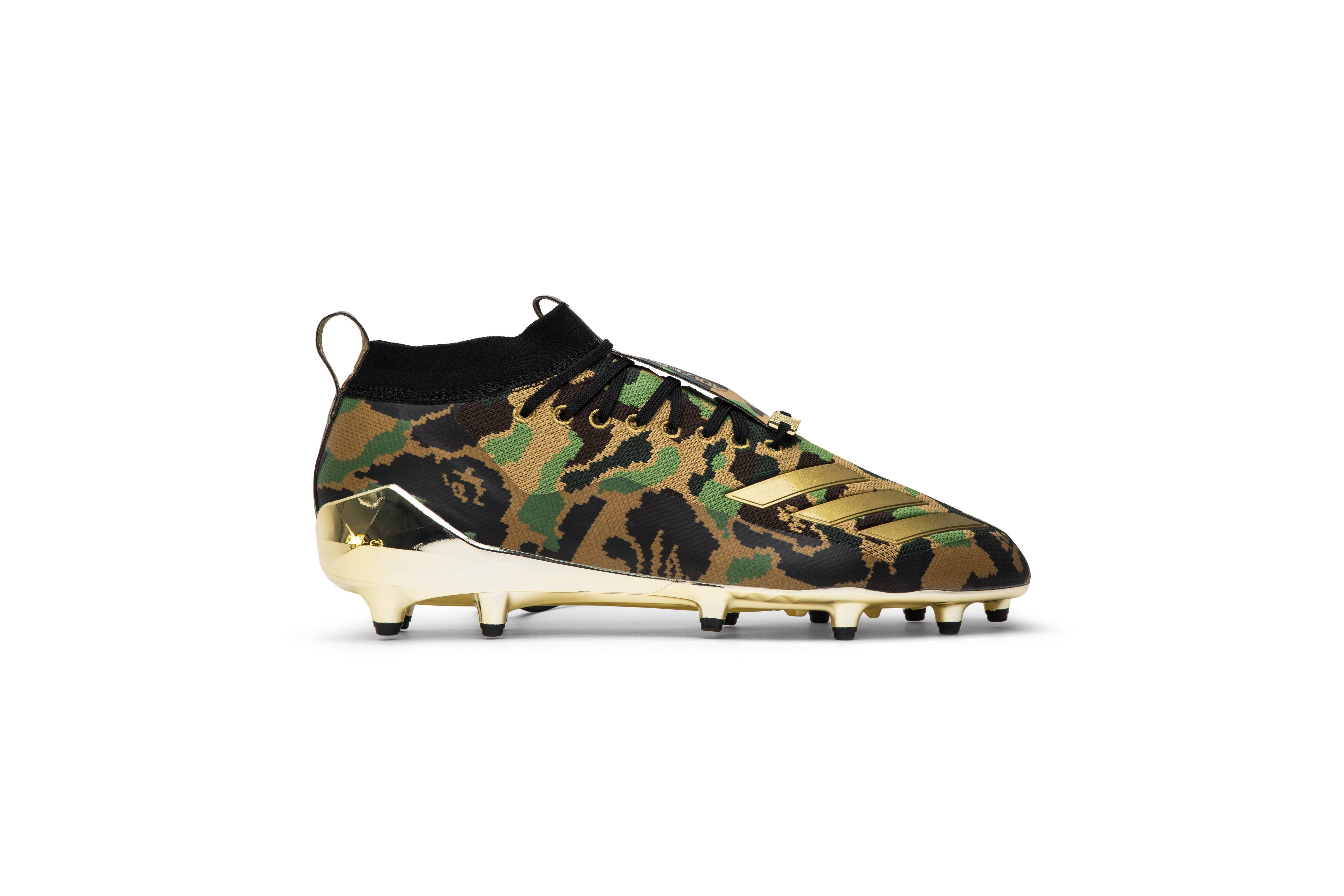 A Bathing Ape x Adizero Cleat 'Green Camo' - 1