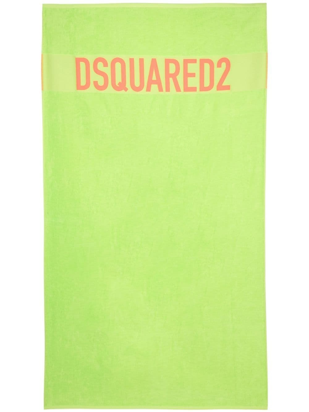 logo-print cotton towel - 3