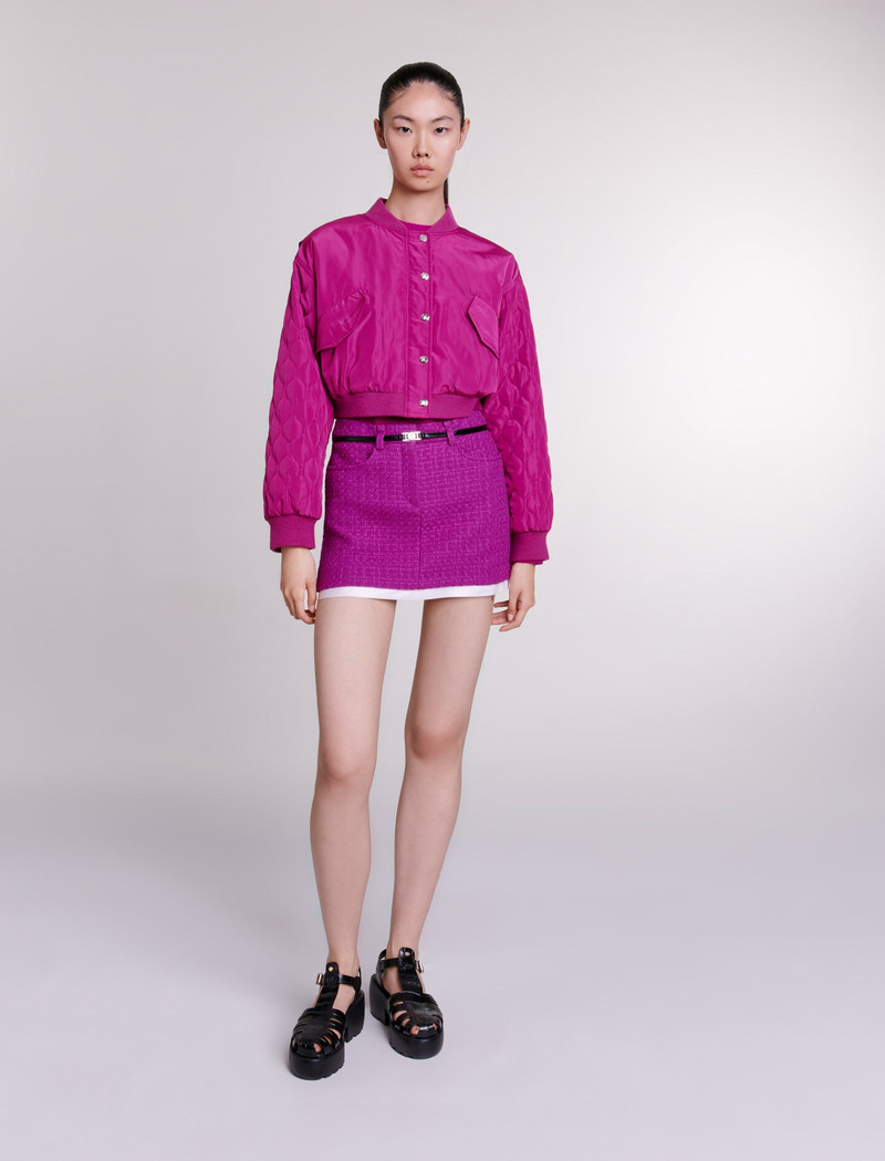 maje Short bomber jacket outlook