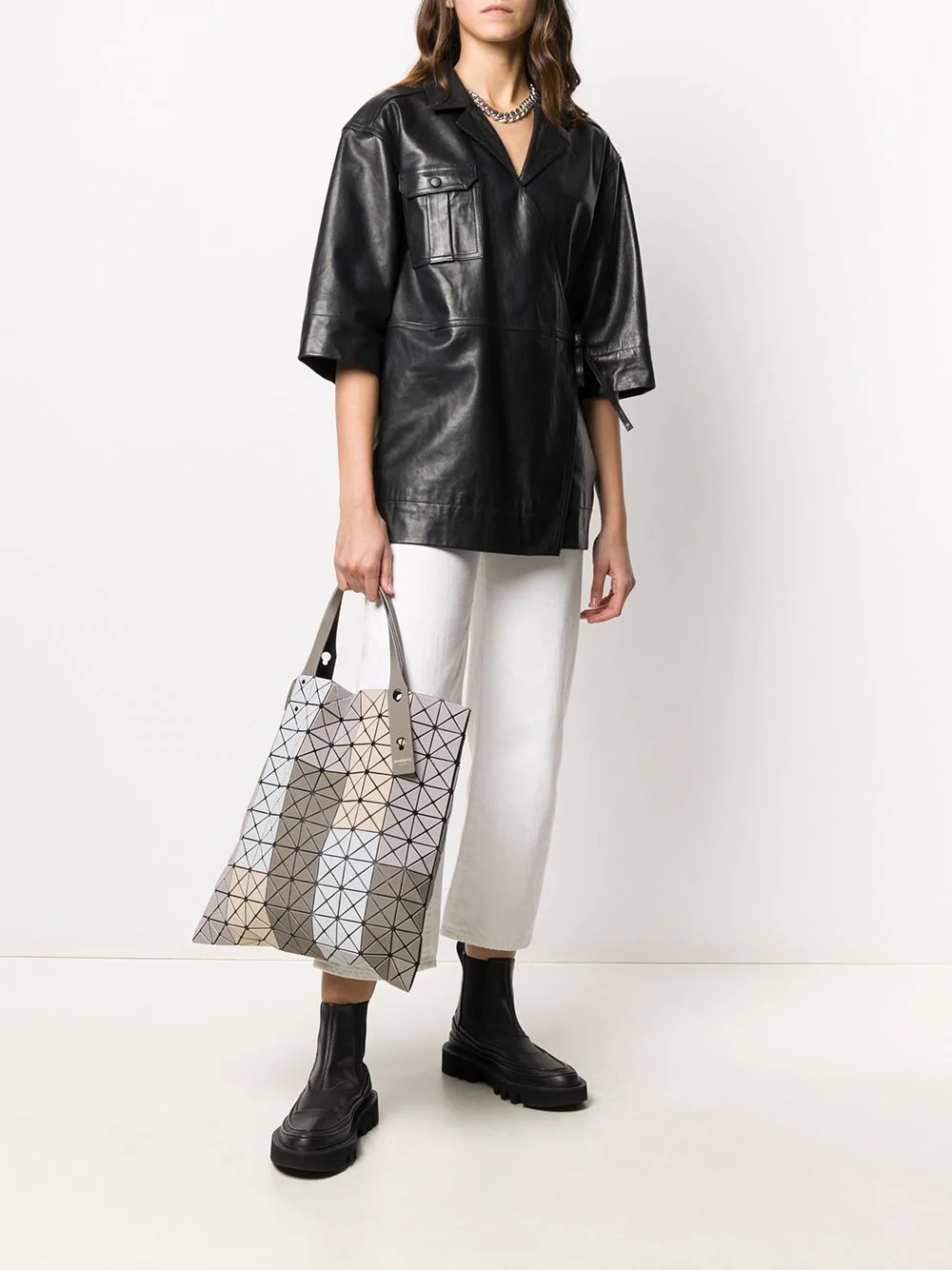 Prism geometric tote bag - 2