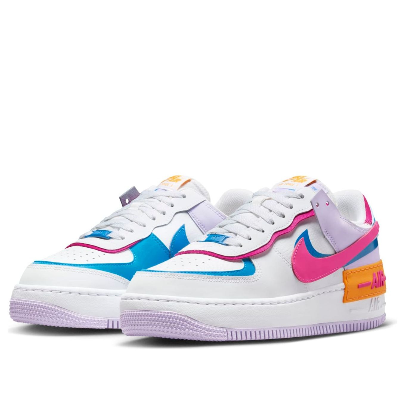 (WMNS) Nike Air Force 1 Shadow 'White Photo Blue Lilac Bloom Pink' HF5064-100 - 3