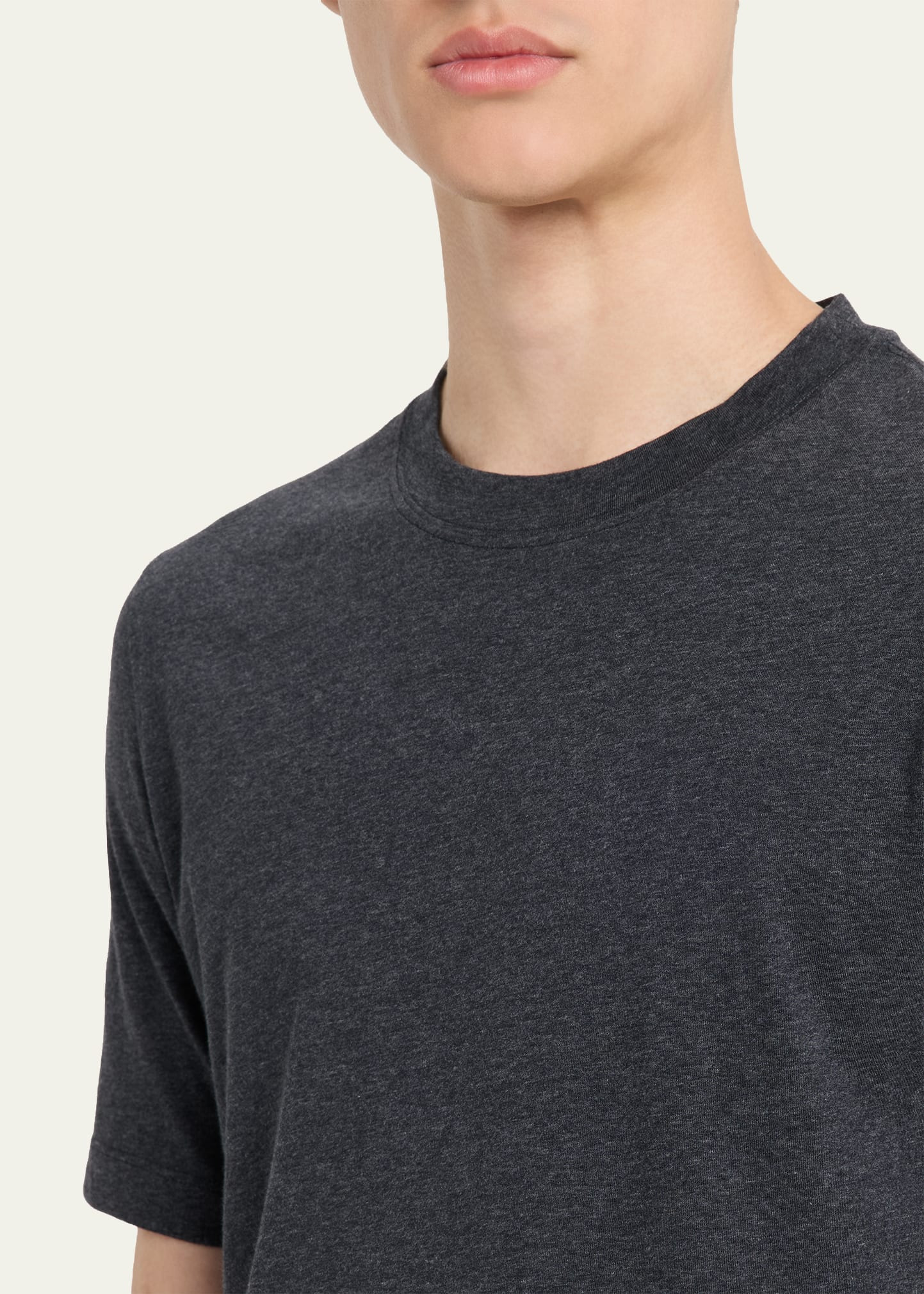 Men's Cotton Jersey Crewneck T-Shirt - 5