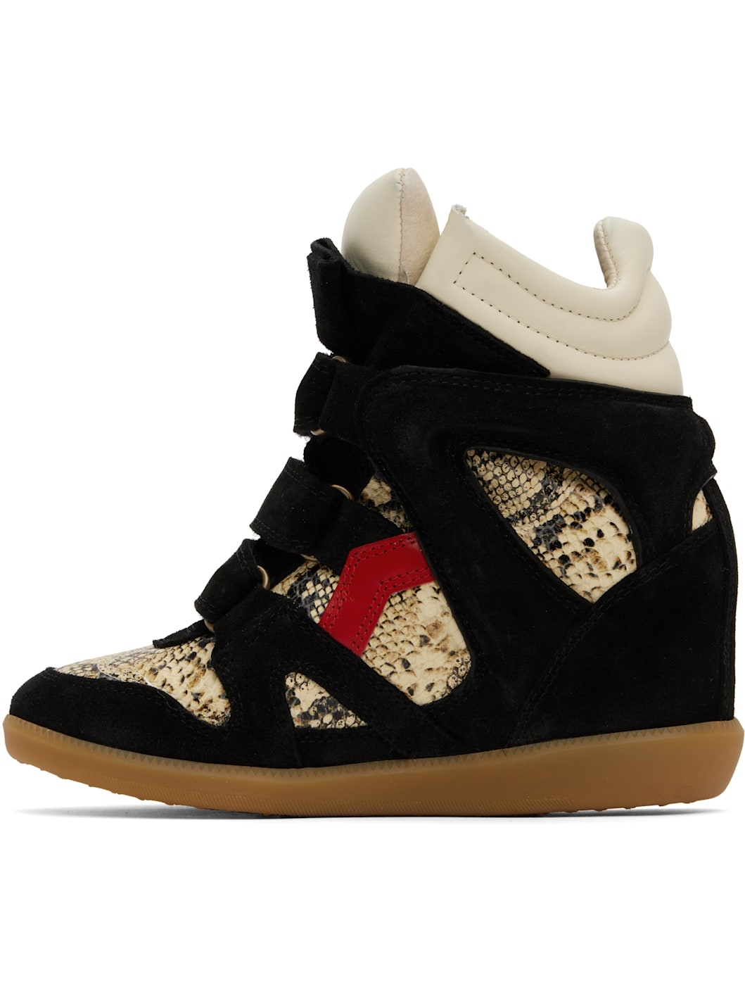 Black & Beige Bekett Sneakers - 3