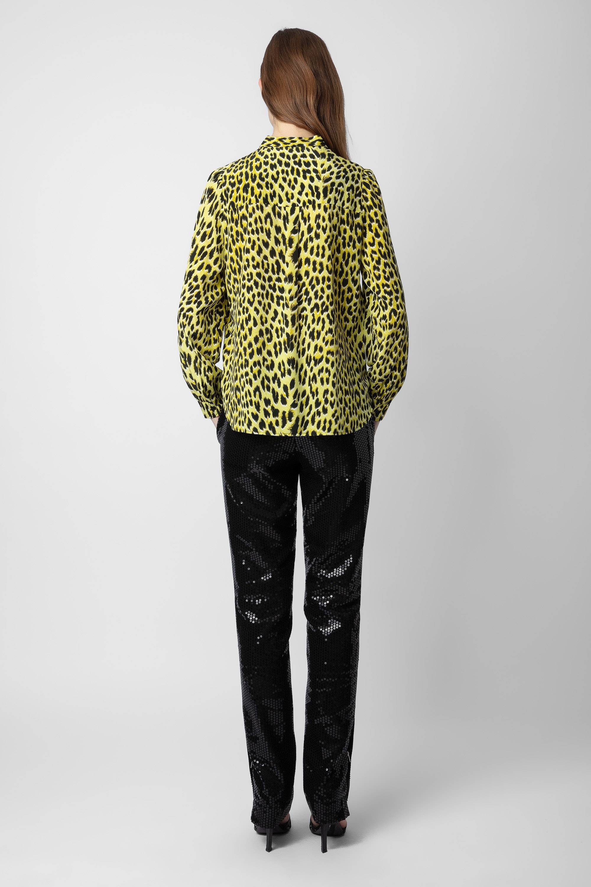 Taos Leopard Silk Blouse - 5