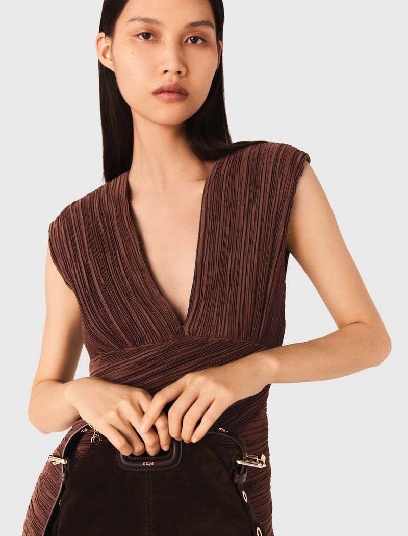 Mini pleated dress 6