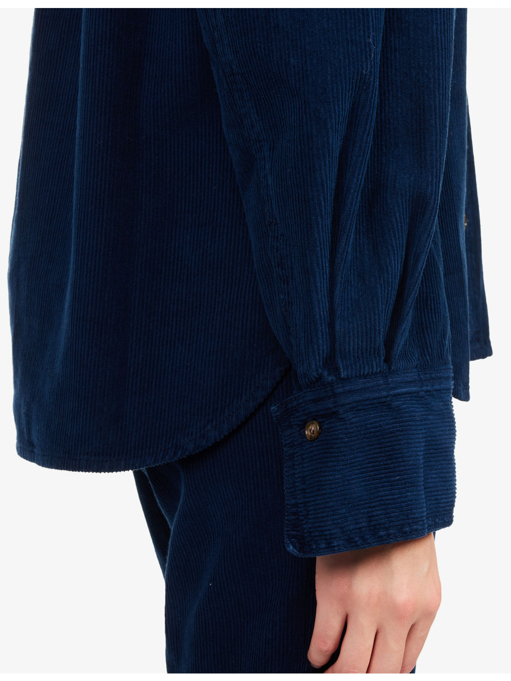 Long-Sleeve Slim-Fit Cotton-Corduroy Shirt - 5