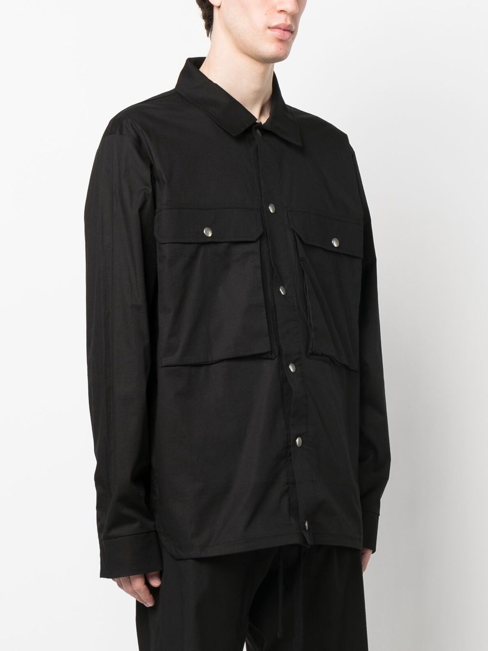 long-sleeved press-stud shirt - 3