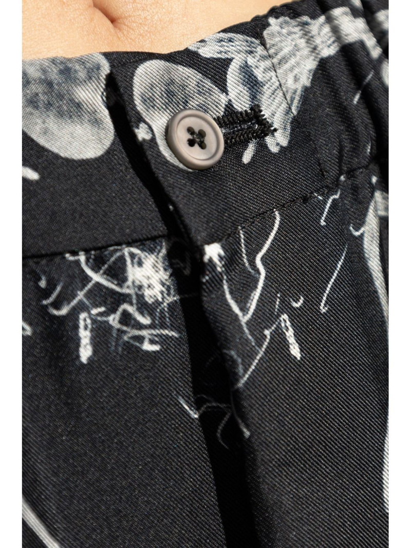 abstract print trousers 5