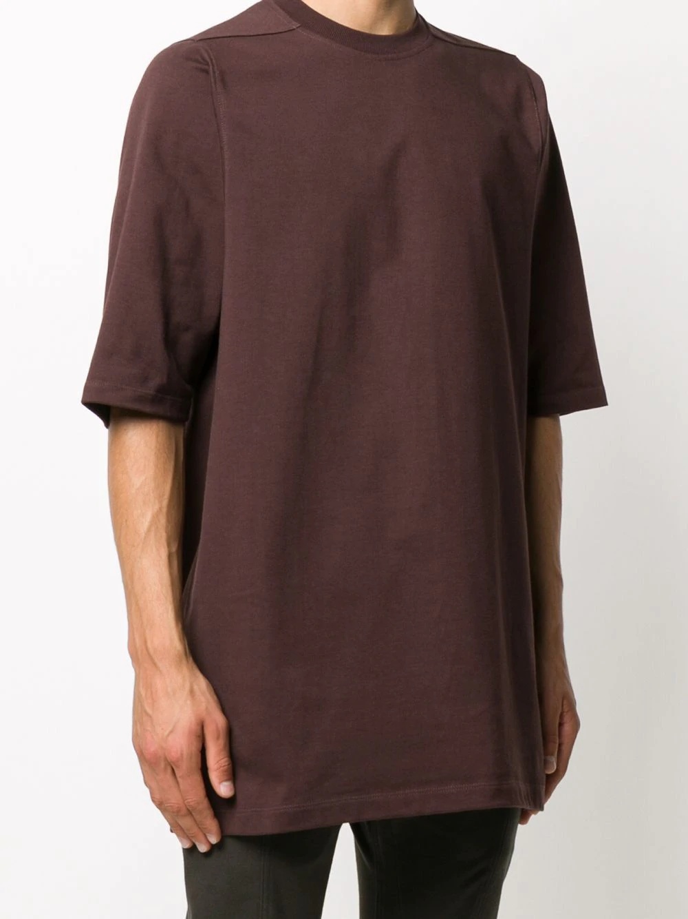 long-line T-shirt - 3