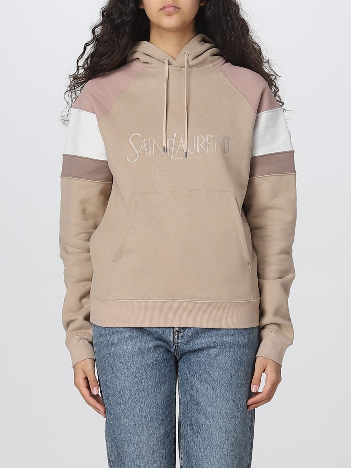 Saint Laurent sweatshirt in cotton blend - 1