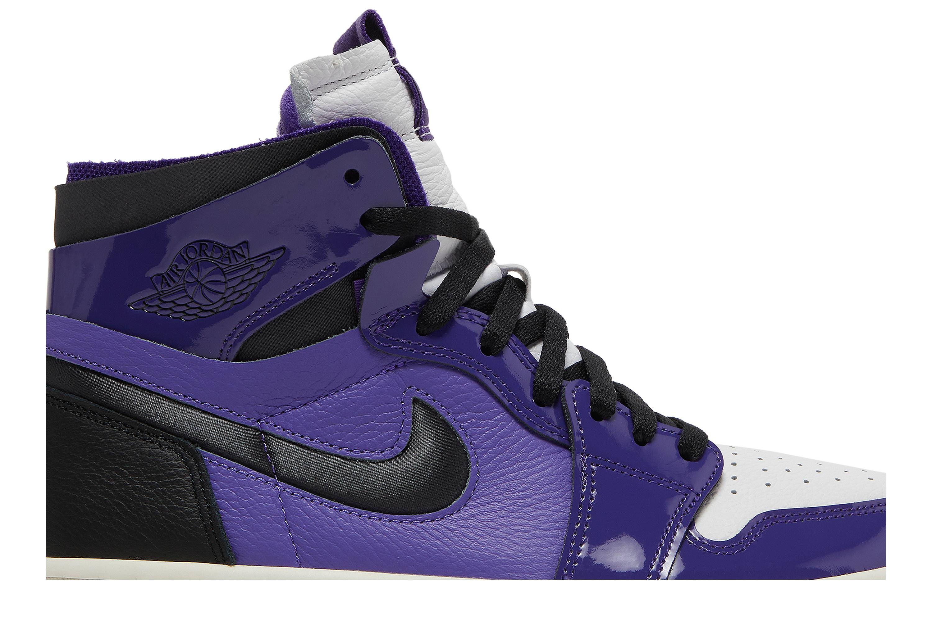 Wmns Air Jordan 1 Zoom Comfort 'Court Purple Patent' - 2