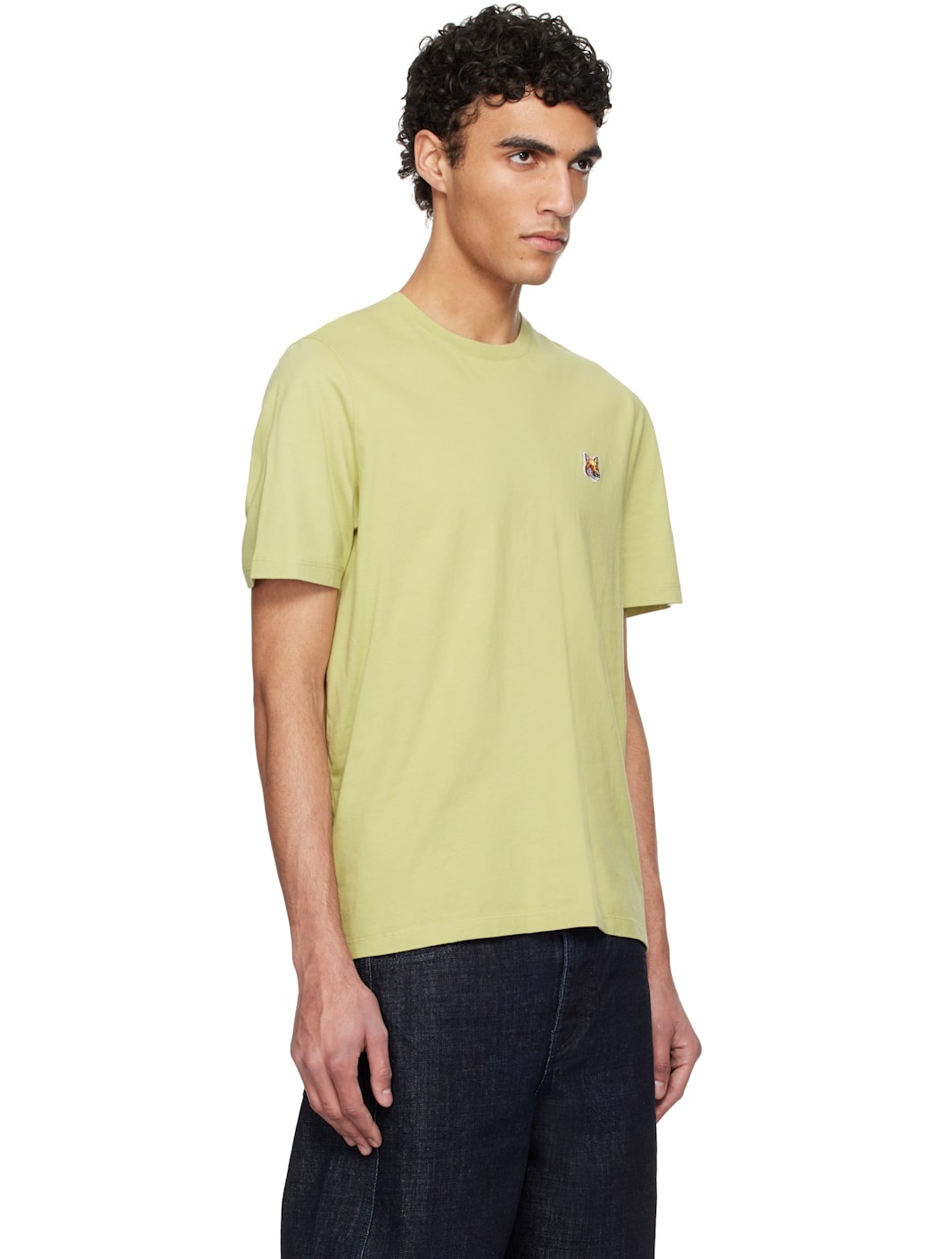Green Fox Head Patch Regular T-shirt - 2