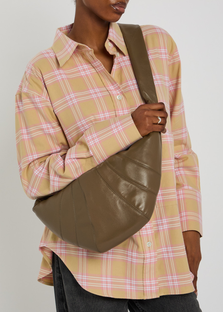 Lemaire Medium Croissant Leather Shoulder bag - 5