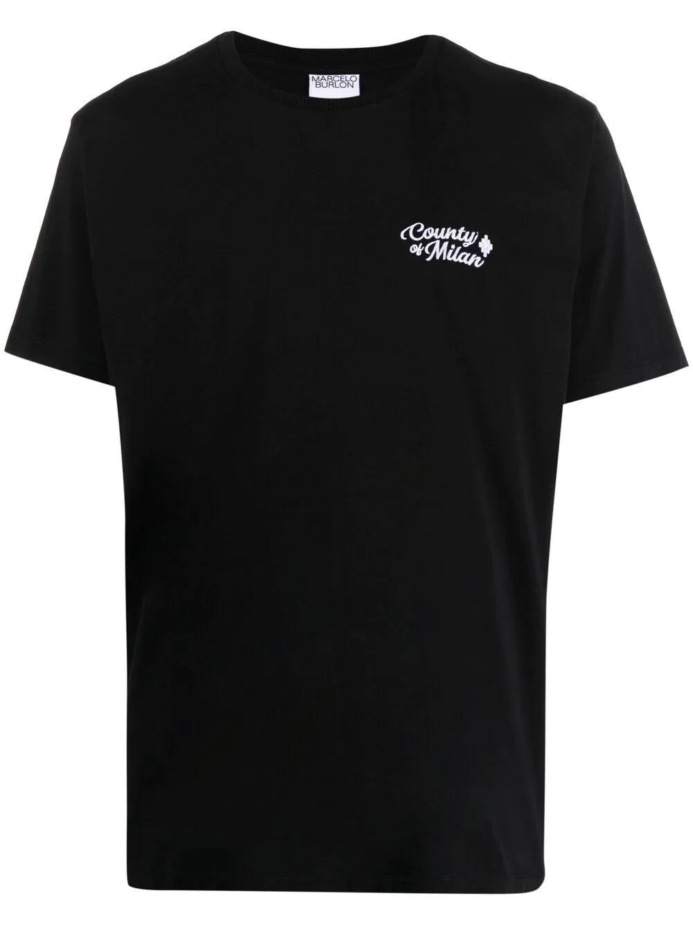 embroidered logo cotton T-shirt - 1