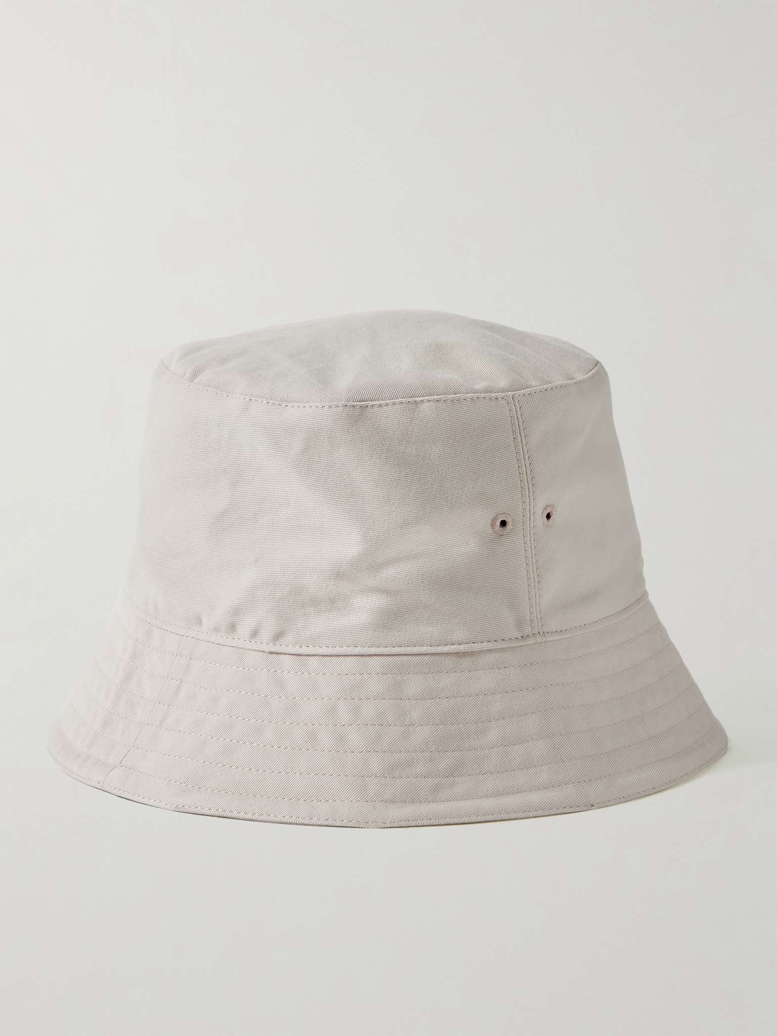 Logo-Embroidered Cotton-Twill Bucket Hat - 4