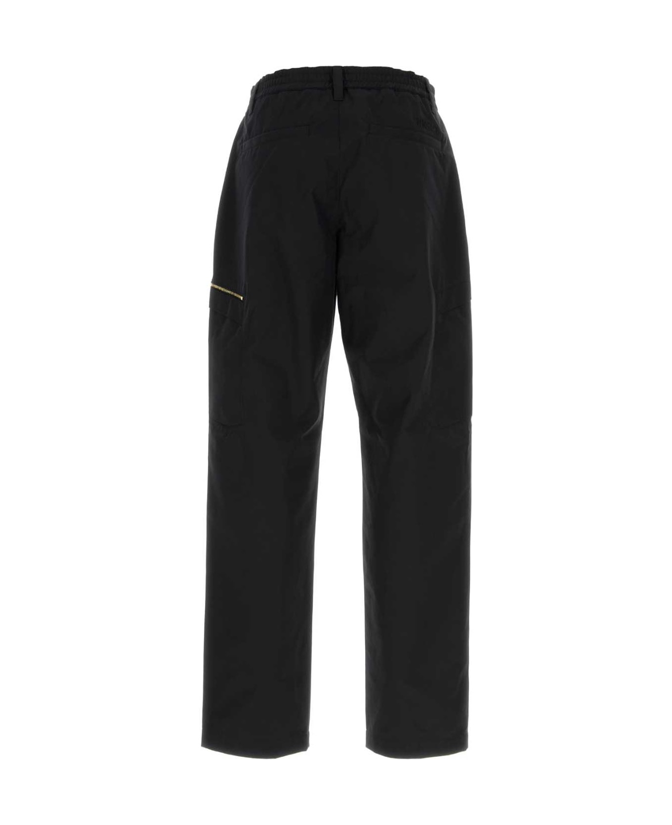 Black Cotton Pant - 2