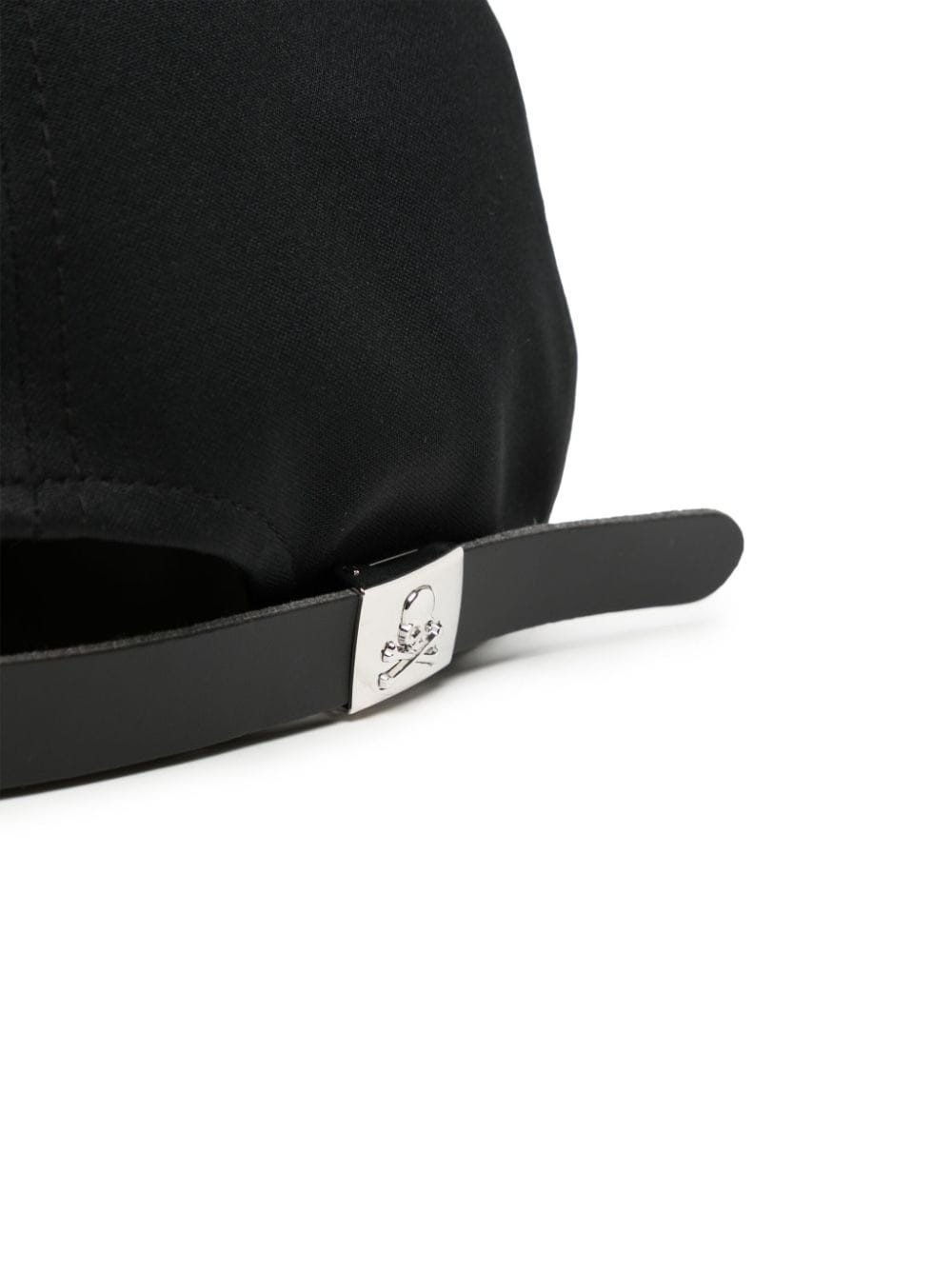 slogan-embroidered cap - 2