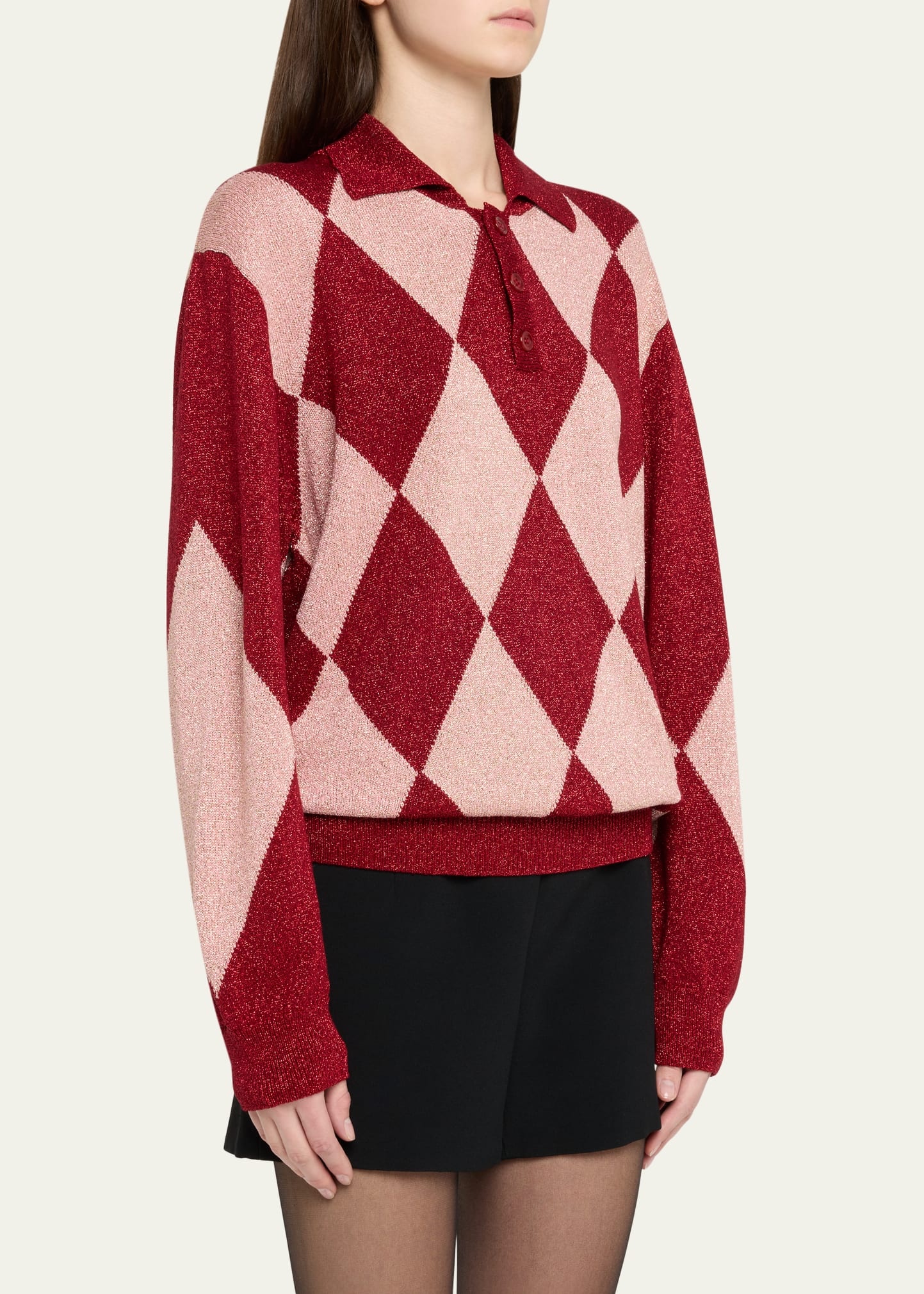 Jockey Argyle Polo Sweater - 4