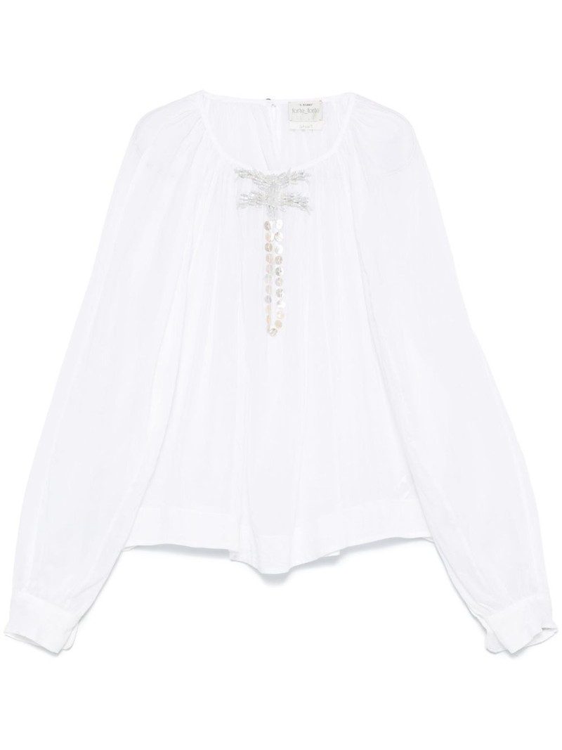 bead-detail shirt 1