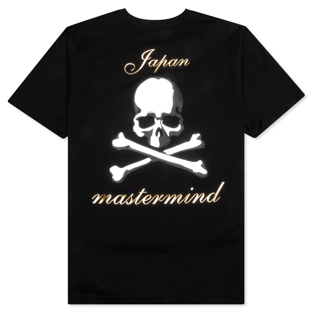 MASTERMIND JAPAN CURSIVE LOGO T-SHIRT - BLACK - 2