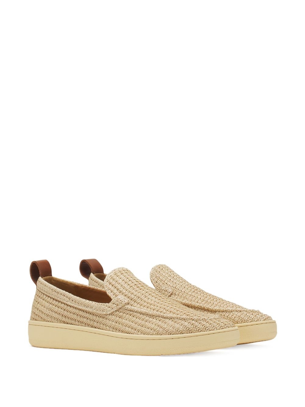 raffia loafers - 2