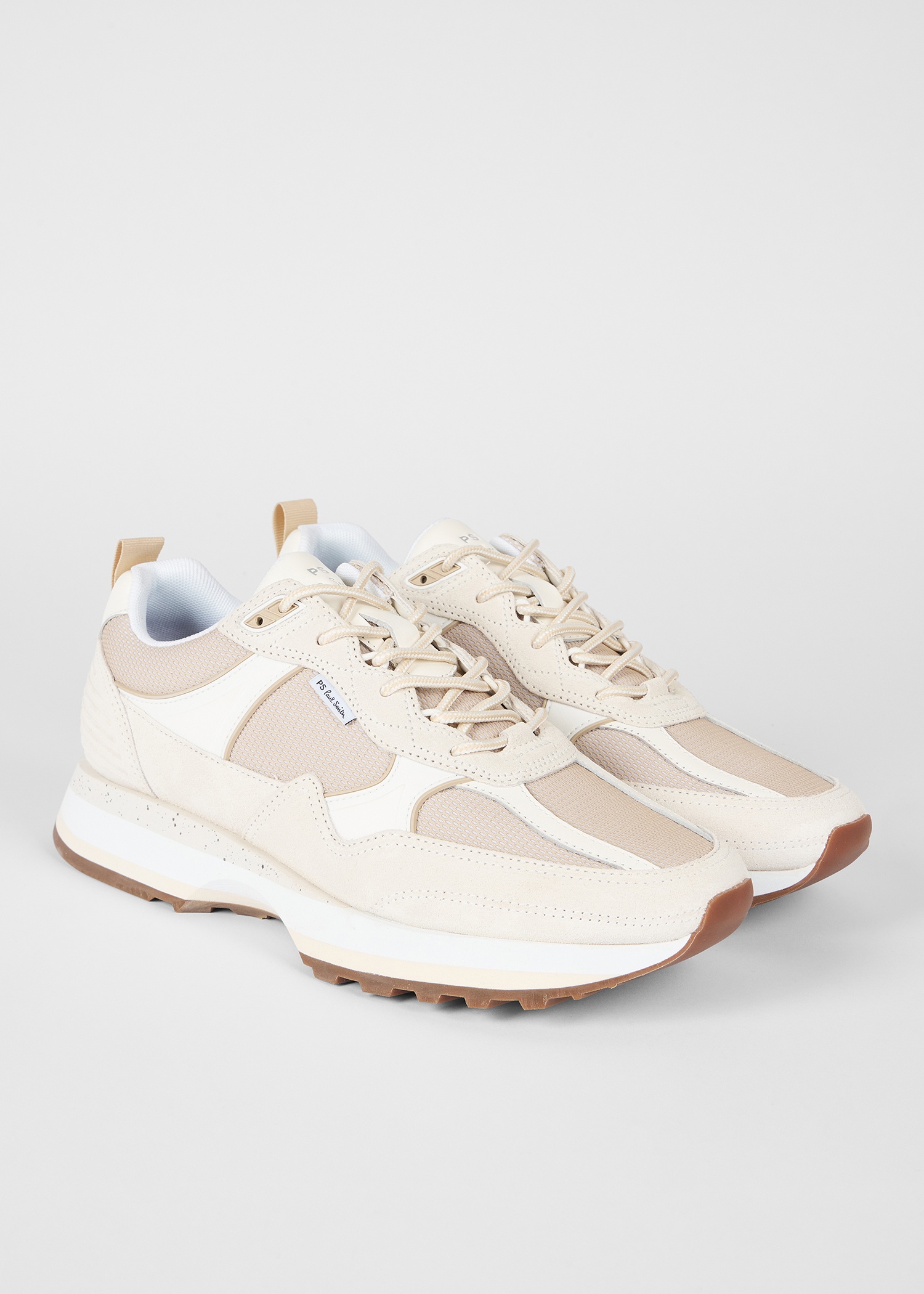 White Suede 'Banks' Trainers - 4