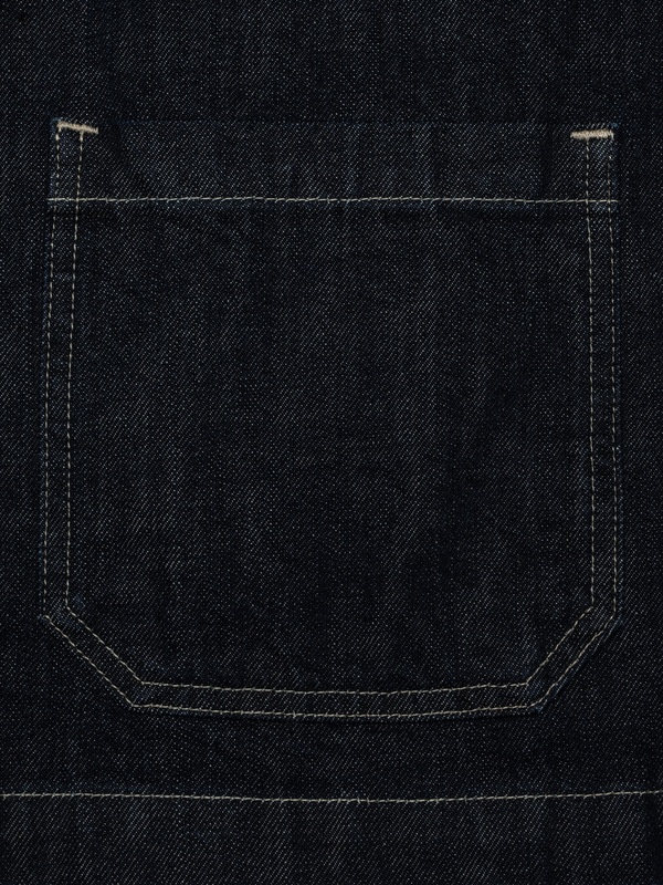 Anja Workwear Denim Jacket Dark Blue - 6