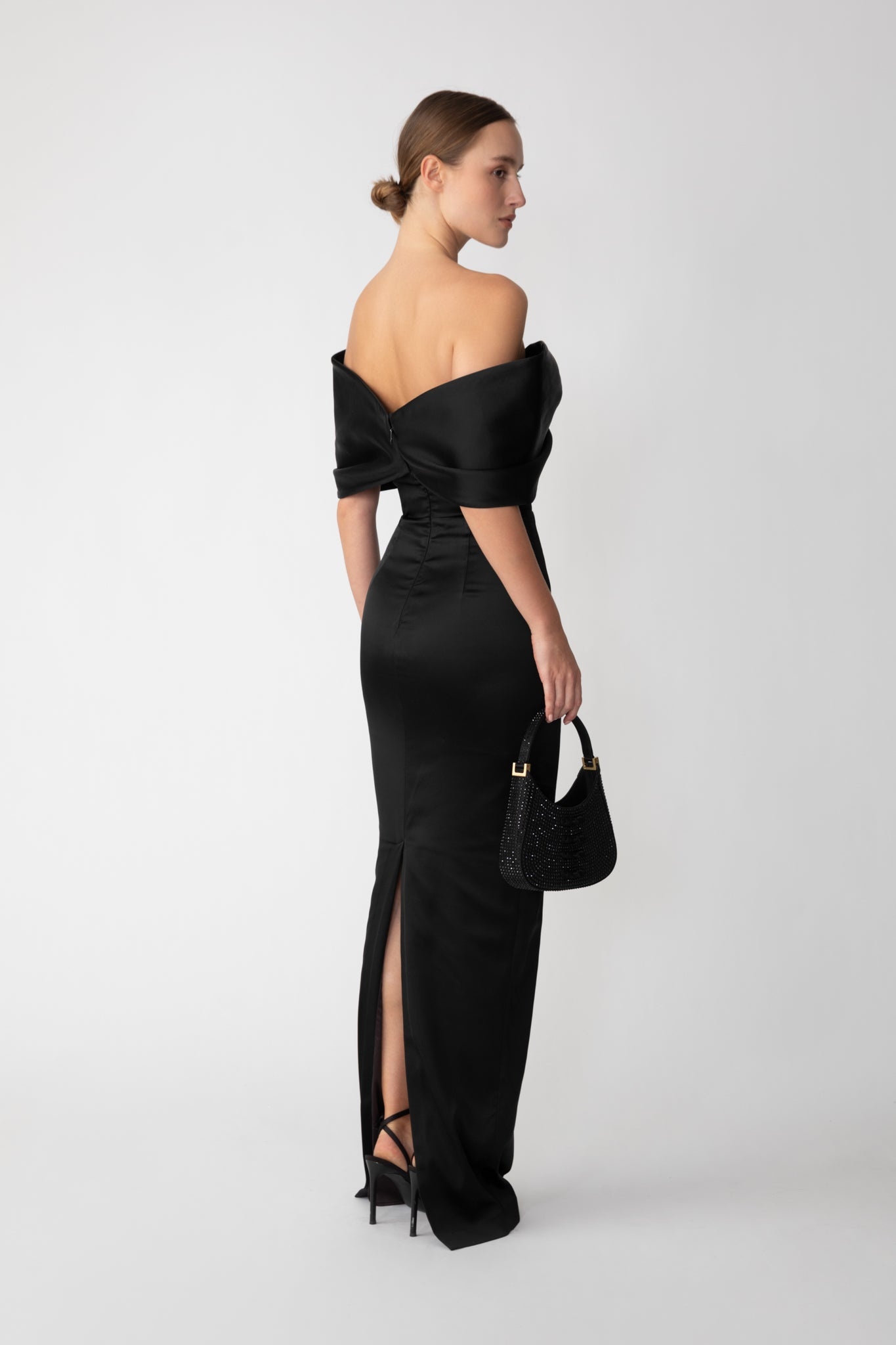 PALOMA SATIN GOWN - 2